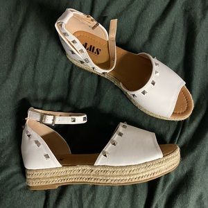 Studded Platform Sandals NWOT